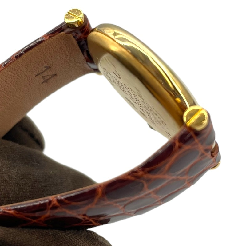 カルティエ Cartier マストヴァンドーム アイボリー SV/GF レディース 腕時計