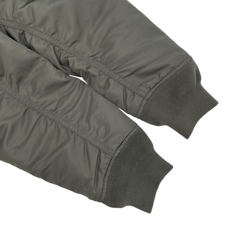 ALPHA INDUSTRIES　フード付フライトジャケット TA0130-276 グリーン ナイロン メンズ ブルゾン