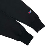 Champion　REVERSE　WEAVE　刺繡スウェットパーカー ブラック コットン メンズ パーカー