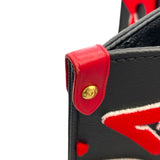 ルイ・ヴィトン LOUIS VUITTON オンザゴーGM LV×UF M45562 ブラック タフタモノグラム レディース トートバッグ