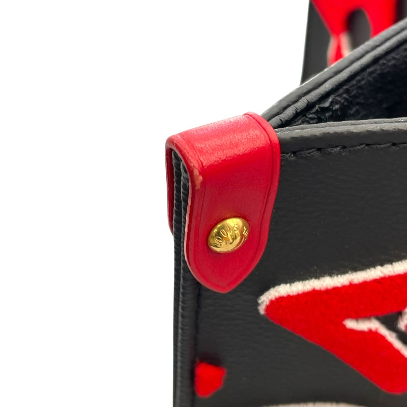 ルイ・ヴィトン LOUIS VUITTON オンザゴーGM LV×UF M45562 ブラック タフタモノグラム レディース トートバッグ