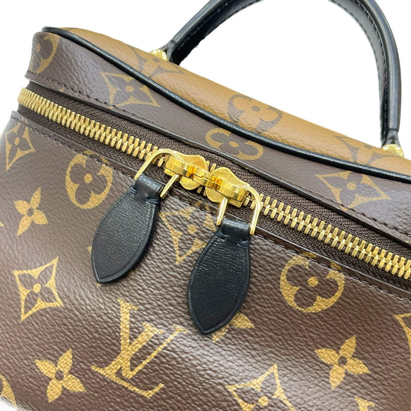 ルイ・ヴィトン LOUIS VUITTON ヴァニティNV PM M45165 ブラウン モノグラム・リバースキャンバス／レザー レディース ショルダーバッグ