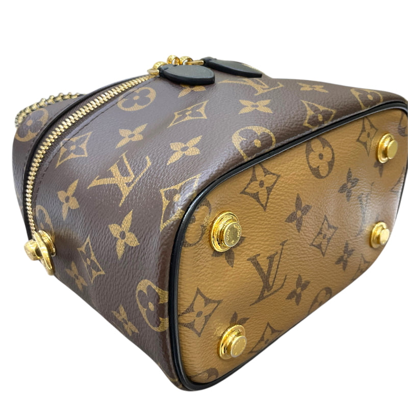 ルイ・ヴィトン LOUIS VUITTON ヴァニティNV PM M45165 ブラウン モノグラム・リバースキャンバス／レザー レディース ショルダーバッグ