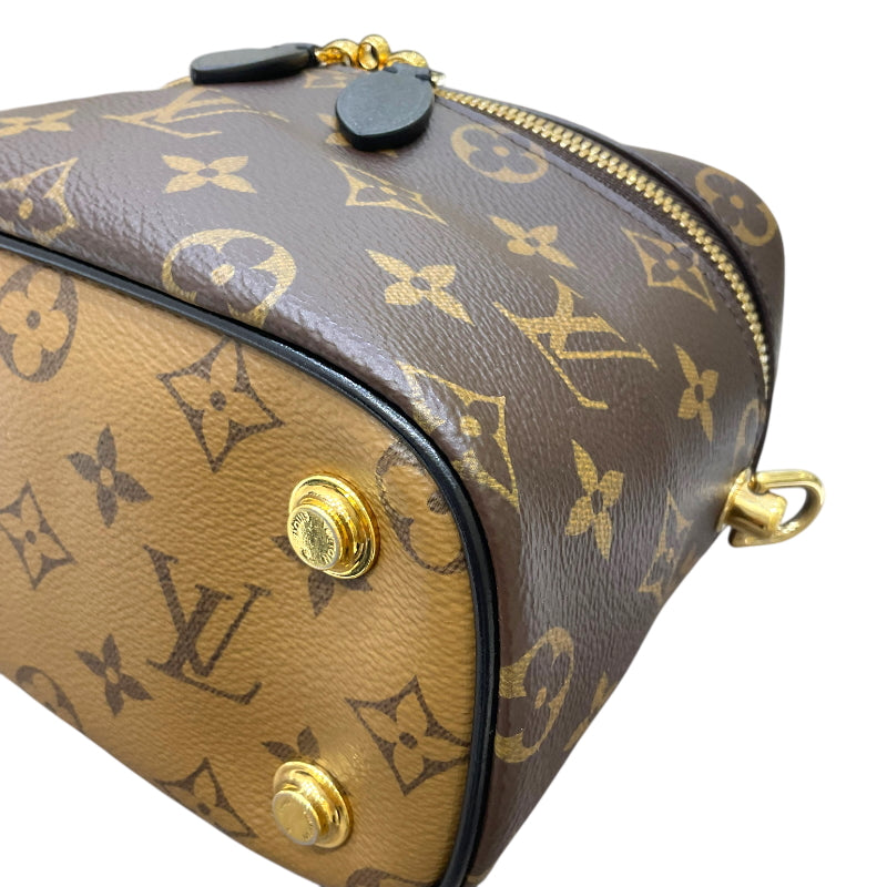 ルイ・ヴィトン LOUIS VUITTON ヴァニティNV PM M45165 ブラウン モノグラム・リバースキャンバス／レザー レディース ショルダーバッグ
