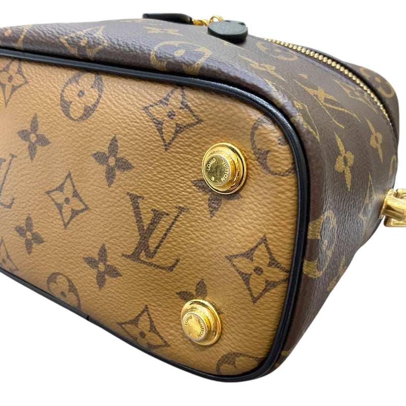ルイ・ヴィトン LOUIS VUITTON ヴァニティNV PM M45165 ブラウン モノグラム・リバースキャンバス／レザー レディース ショルダーバッグ
