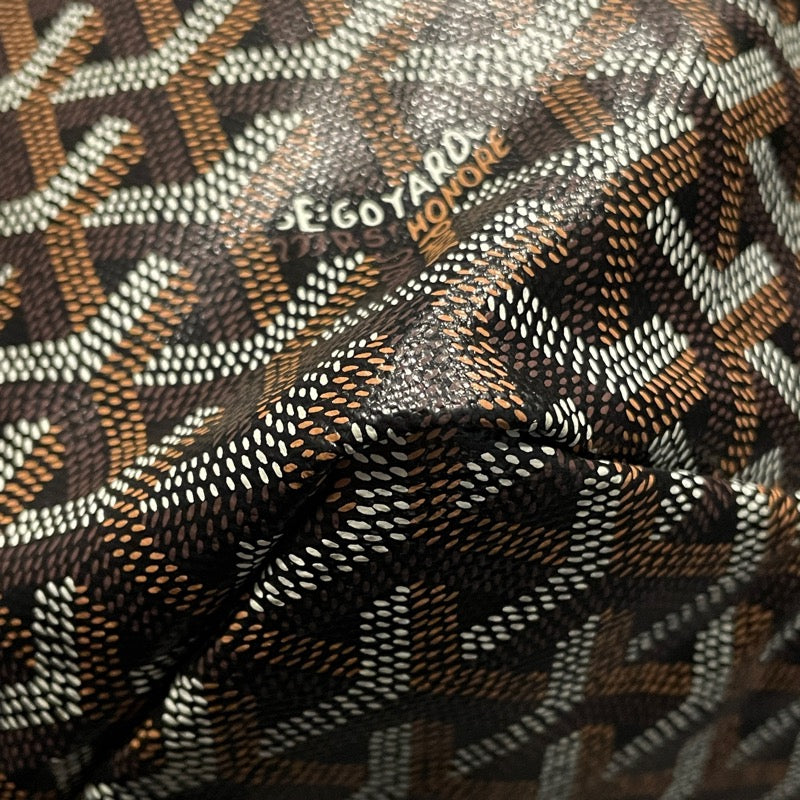 ゴヤール GOYARD サンルイPM ブラック ゴヤールディンキャンバス ユニセックス ハンドバッグ
