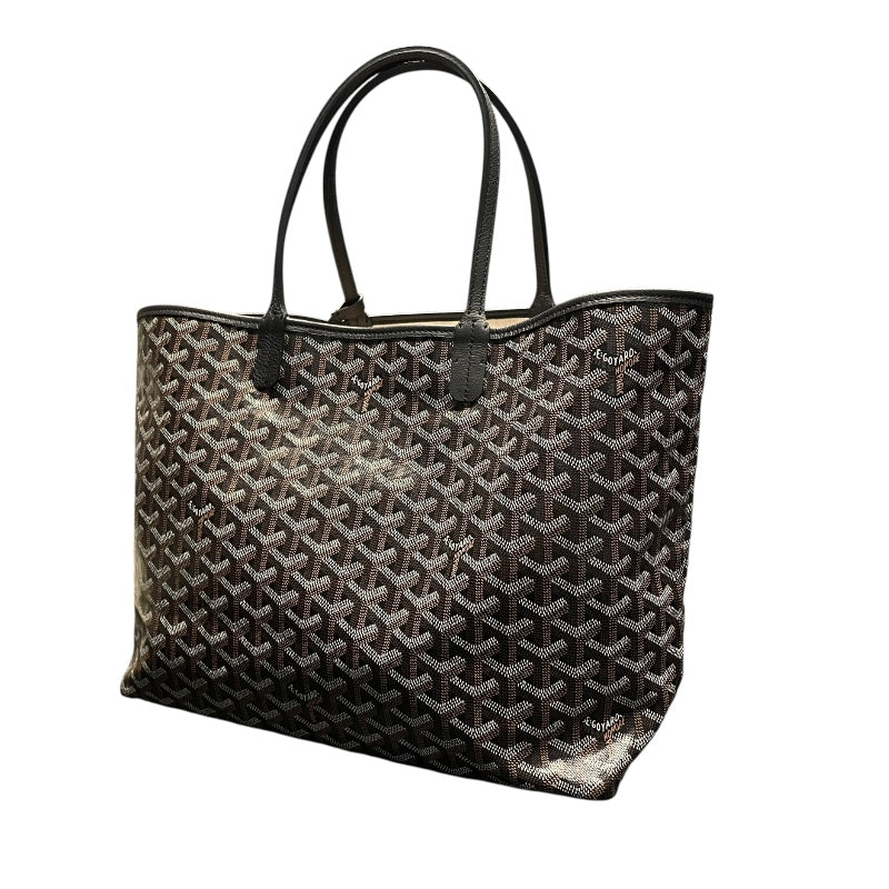 ゴヤール GOYARD サンルイPM ブラック ゴヤールディンキャンバス ユニセックス ハンドバッグ