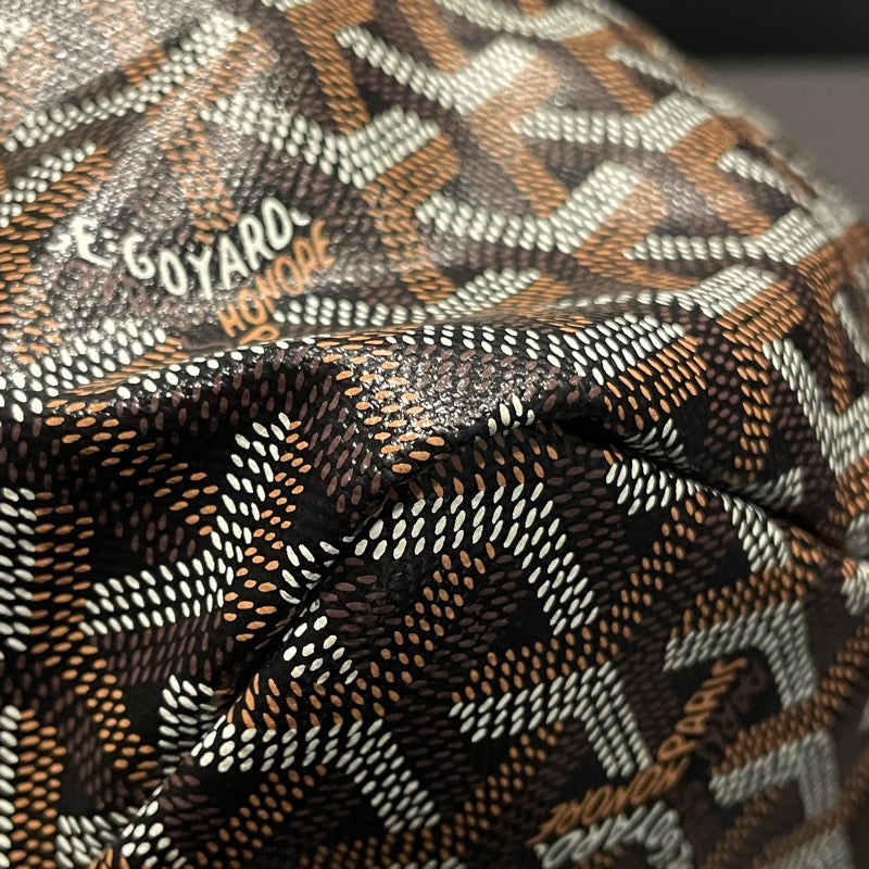 ゴヤール GOYARD サンルイPM ブラック ゴヤールディンキャンバス ユニセックス ハンドバッグ
