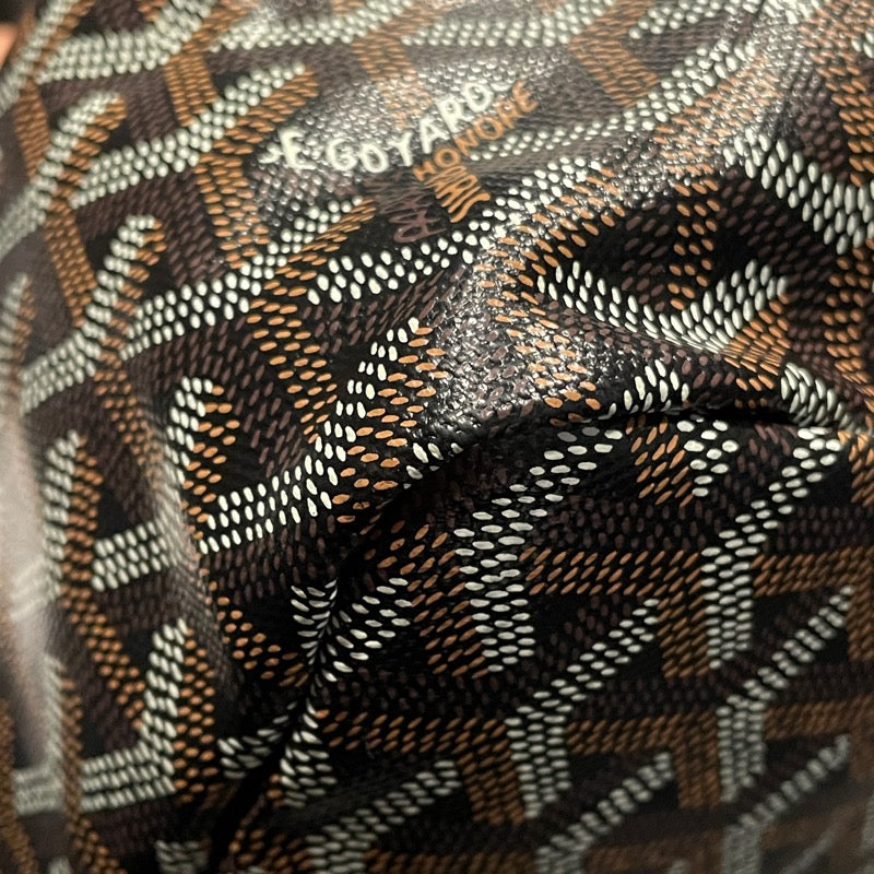 ゴヤール GOYARD サンルイPM ブラック ゴヤールディンキャンバス ユニセックス ハンドバッグ