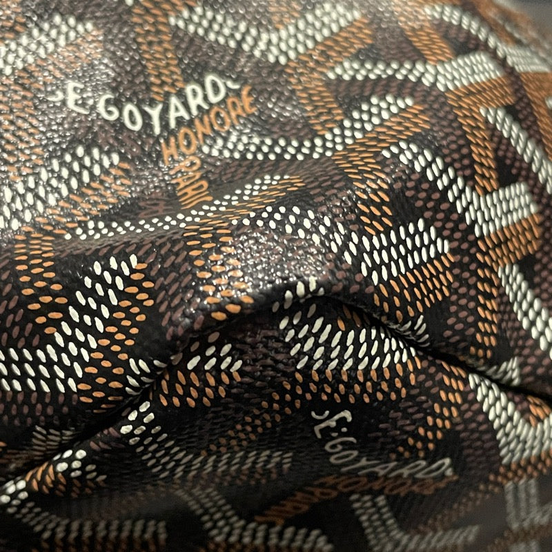 ゴヤール GOYARD サンルイPM ブラック ゴヤールディンキャンバス ユニセックス ハンドバッグ