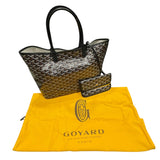 ゴヤール GOYARD サンルイPM ブラック ゴヤールディンキャンバス ユニセックス ハンドバッグ