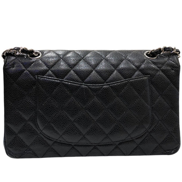 シャネル CHANEL マトラッセ25  A01112 ブラック シルバー金具  キャビア レディース ショルダーバッグ