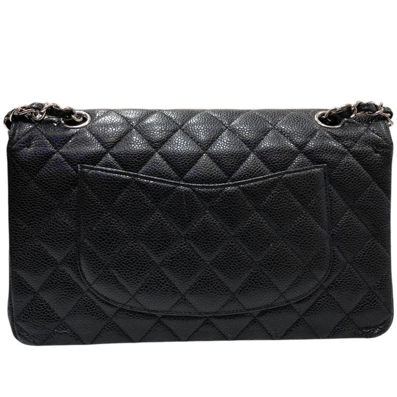 シャネル CHANEL マトラッセ25  A01112 ブラック シルバー金具  キャビア レディース ショルダーバッグ