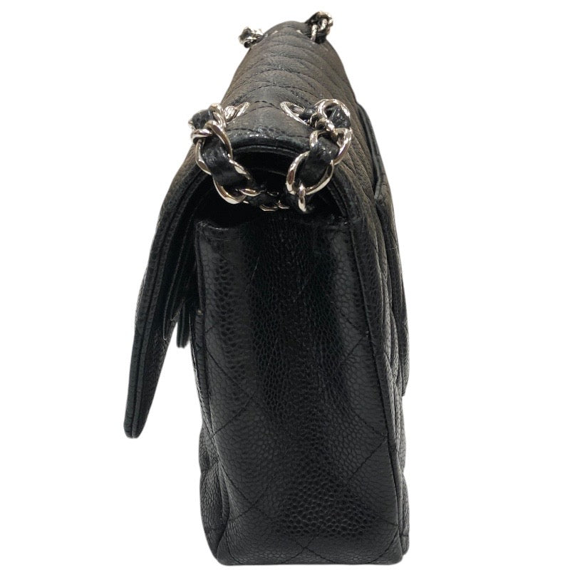 シャネル CHANEL マトラッセ25  A01112 ブラック シルバー金具  キャビア レディース ショルダーバッグ