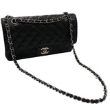 シャネル CHANEL マトラッセ25  A01112 ブラック シルバー金具  キャビア レディース ショルダーバッグ