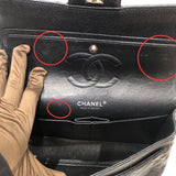 シャネル CHANEL マトラッセ25  A01112 ブラック シルバー金具  キャビア レディース ショルダーバッグ
