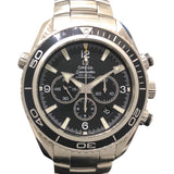 オメガ OMEGA シーマスター プラネットオーシャン 600M コーアクシャル クロノグラフ 2210.50 ブラック SS 自動巻き メンズ 腕時計