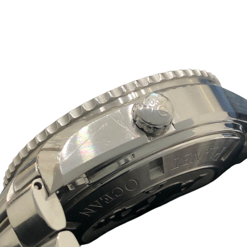 オメガ OMEGA シーマスター プラネットオーシャン 600M コーアクシャル クロノグラフ 2210.50 ブラック SS 自動巻き メンズ 腕時計