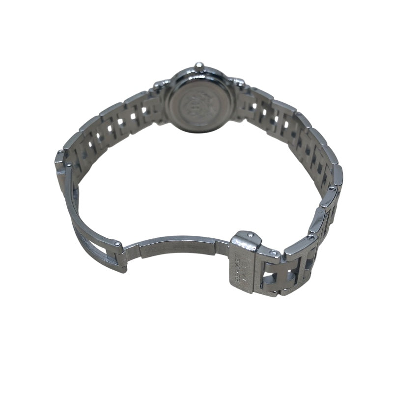 エルメス HERMES クリッパー CL4210 ホワイト ステンレス