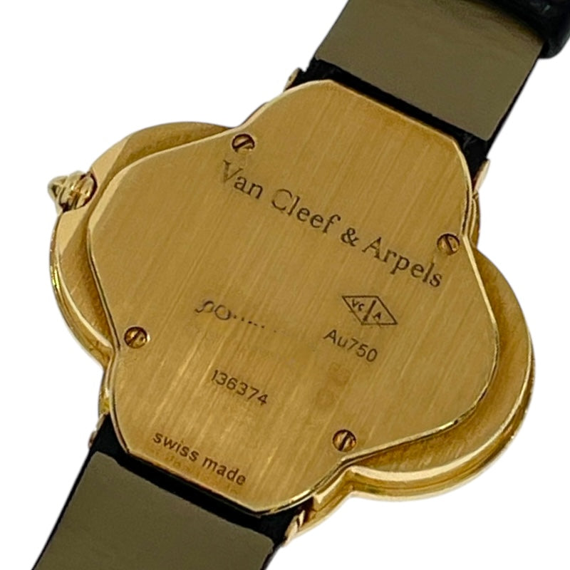 ヴァンクリーフ＆アーペル Van Cleef & Arpels アルハンブラミディアム VCARF52800 K18YG レディース 腕時計