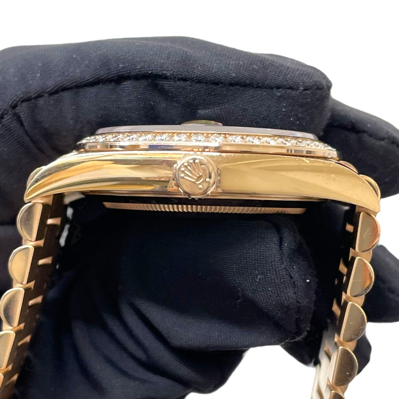 ロレックス ROLEX デイデイト40 チョコ 228345RBR チョコ K18PG