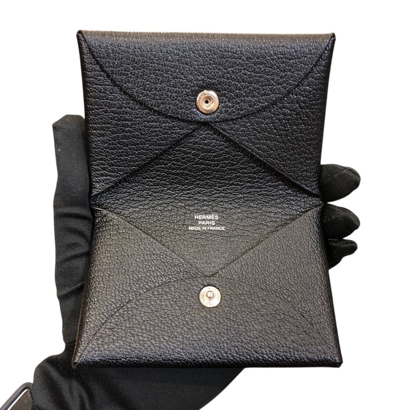 エルメス HERMES カルヴィ W刻印 ブラック シルバー金具 エバー エルメス HERMES カルヴィ W刻印 ブラック シルバー金具 エバー