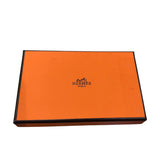 エルメス HERMES カルヴィデュオ W刻印 マッシュルーム シェーブル ユニセックス カードケース