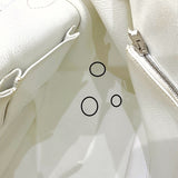 エルメス HERMES ジプシエール34 □N刻印 ホワイト シルバー金具 トリヨンクレマンス ユニセックス ショルダーバッグ