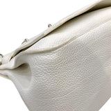 エルメス HERMES ジプシエール34 □N刻印 ホワイト シルバー金具 トリヨンクレマンス ユニセックス ショルダーバッグ
