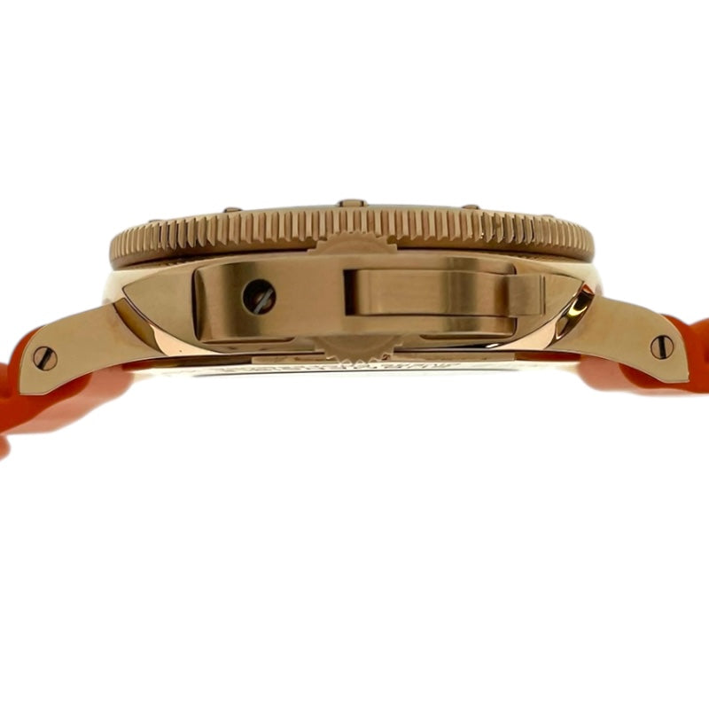パネライ PANERAI サブマーシブル ゴールドテック 42ｍｍ PAM00974 ブラック K18RG/ラバーベルト 自動巻き メンズ 腕時計