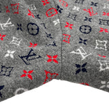 ルイ・ヴィトン LOUIS VUITTON モノグラム総柄ニットセーター FPKL83 グレー ウール レディース セーター