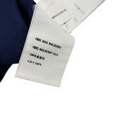 ベルルッティ Berluti カリグラフィー 総柄 シルクシャツ R17HTL52 SB BQ ネイビー シルク メンズ 長袖シャツ