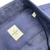 ベルルッティ Berluti カリグラフィー 総柄 シルクシャツ R17HTL52 SB BQ ネイビー シルク メンズ 長袖シャツ