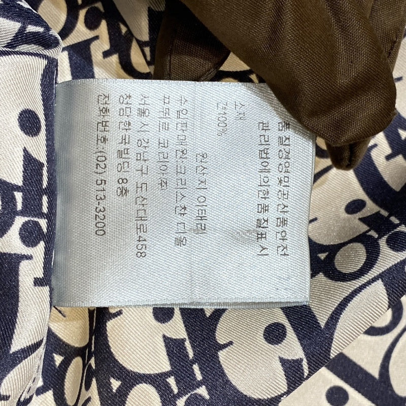 【高級】Christian Dior☆シャツ☆シルク☆総柄☆長袖シャツ☆M 美品 Christian Dior ディオール 総柄シャツ シルクシャツ XL