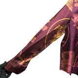 エルメス HERMES 総柄シルクシャツ プップ シルク レディース 長袖シャツ