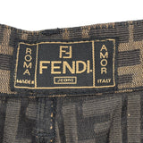 フェンディ FENDI ズッカ柄ロングスカート ブラウン レディース スカート