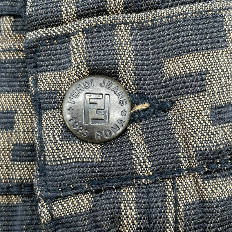 フェンディ FENDI ズッカ柄ロングスカート ブラウン レディース スカート