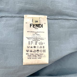 フェンディ FENDI FF総柄ニットワンピース FZDB85 ブルー レーヨン レディース ワンピース
