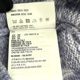 ミュウミュウ miu miu ロゴ総柄ショートスリーブ ニットワンピース MMA806 パープル ウール56% カシミヤ40% ナイロン3% エラステイン1% レディース ワンピース