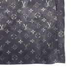 ルイ・ヴィトン LOUIS VUITTON レザーストラップモノグラムクラウドドレス FODS89 ブラック シルク レディース ワンピース