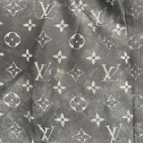 ルイ・ヴィトン LOUIS VUITTON レザーストラップモノグラムクラウドドレス FODS89 ブラック シルク レディース ワンピース