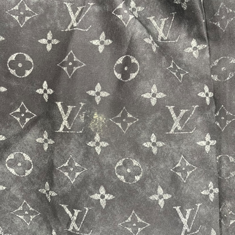 ルイ・ヴィトン LOUIS VUITTON レザーストラップモノグラムクラウドドレス FODS89 ブラック シルク レディース ワンピース