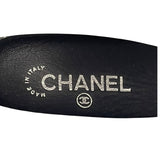 シャネル CHANEL マトラッセ キルティング レインブーツ ブラック レディース ブーツ
