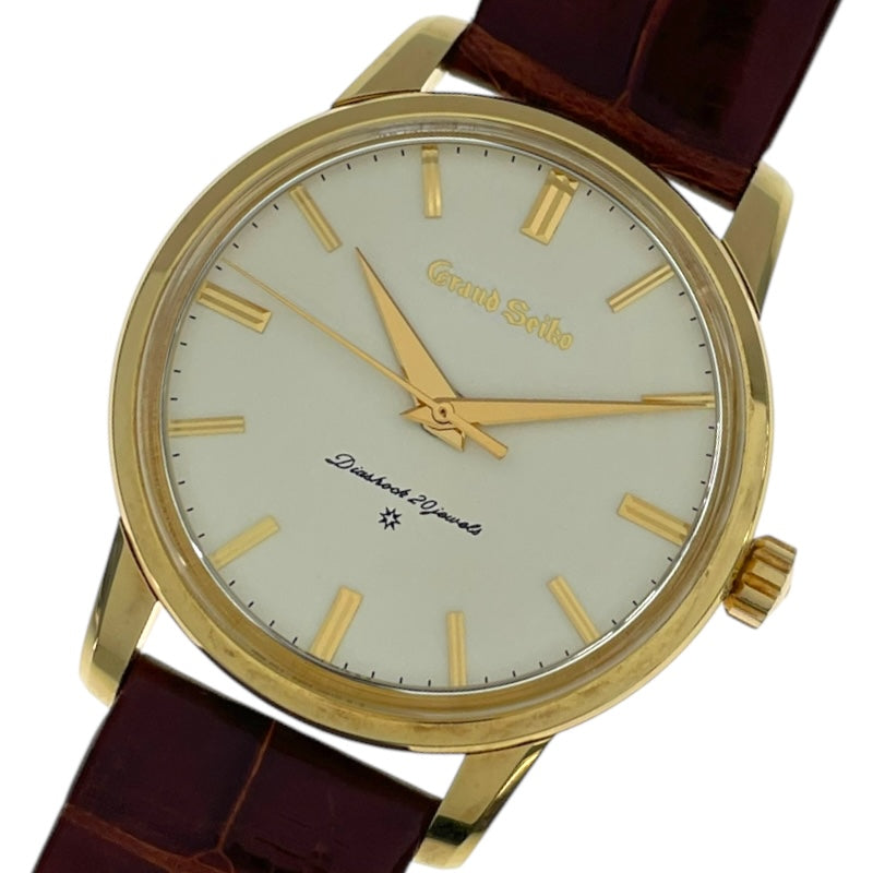 セイコー SEIKO Grand Seiko ヒストリカルコレクション セイコー創業120周年記念モデル SBGW004 K18イエローゴールド K18YG 手巻き メンズ 腕時計