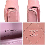 シャネル CHANEL マトラッセコインケース AP3887 ピンク カーフスキン レディース コインケース