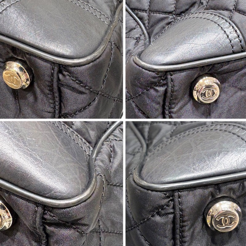 シャネル CHANEL パリ・ニューヨークライントートバッグ A33100 ブラック/シルバー金具　　 ナイロン レディース トートバッグ