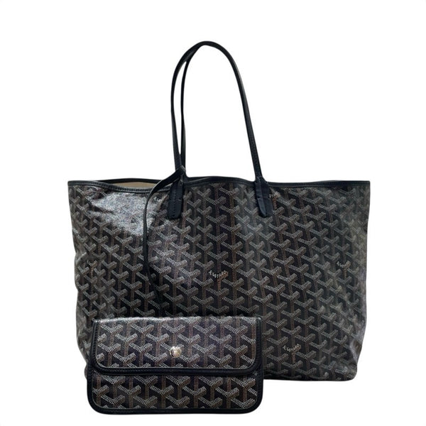 超極美品 ゴヤール サンルイPM トートバッグ ハンドバッグ メンズバッグ 黒 ゴヤール GOYARD サンルイPM ゴヤールディンキャンバス メンズ トート