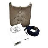 エルメス HERMES エヴリンTPM U刻 エトゥープ　シルバー金具 牛革 トリヨン レディース ショルダーバッグ