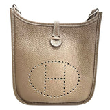 エルメス HERMES エヴリンTPM U刻 エトゥープ　シルバー金具 牛革 トリヨン レディース ショルダーバッグ