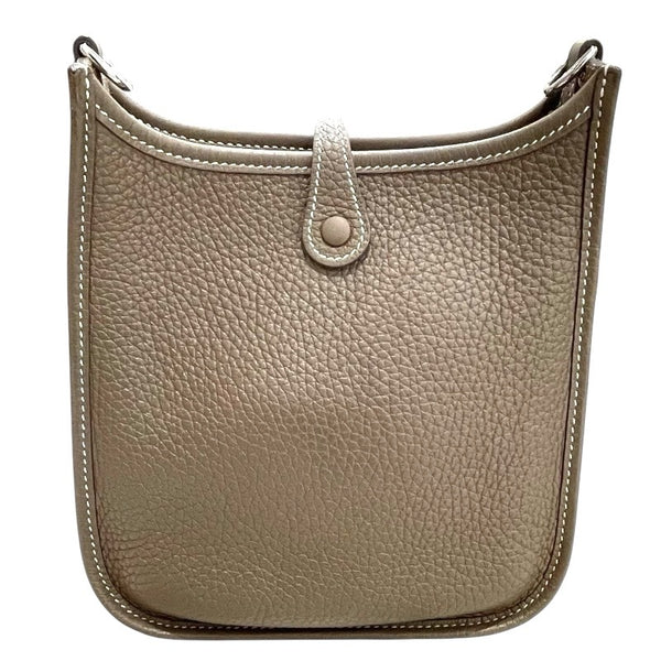 エルメス HERMES エヴリンTPM U刻 エトゥープ　シルバー金具 牛革 トリヨン レディース ショルダーバッグ